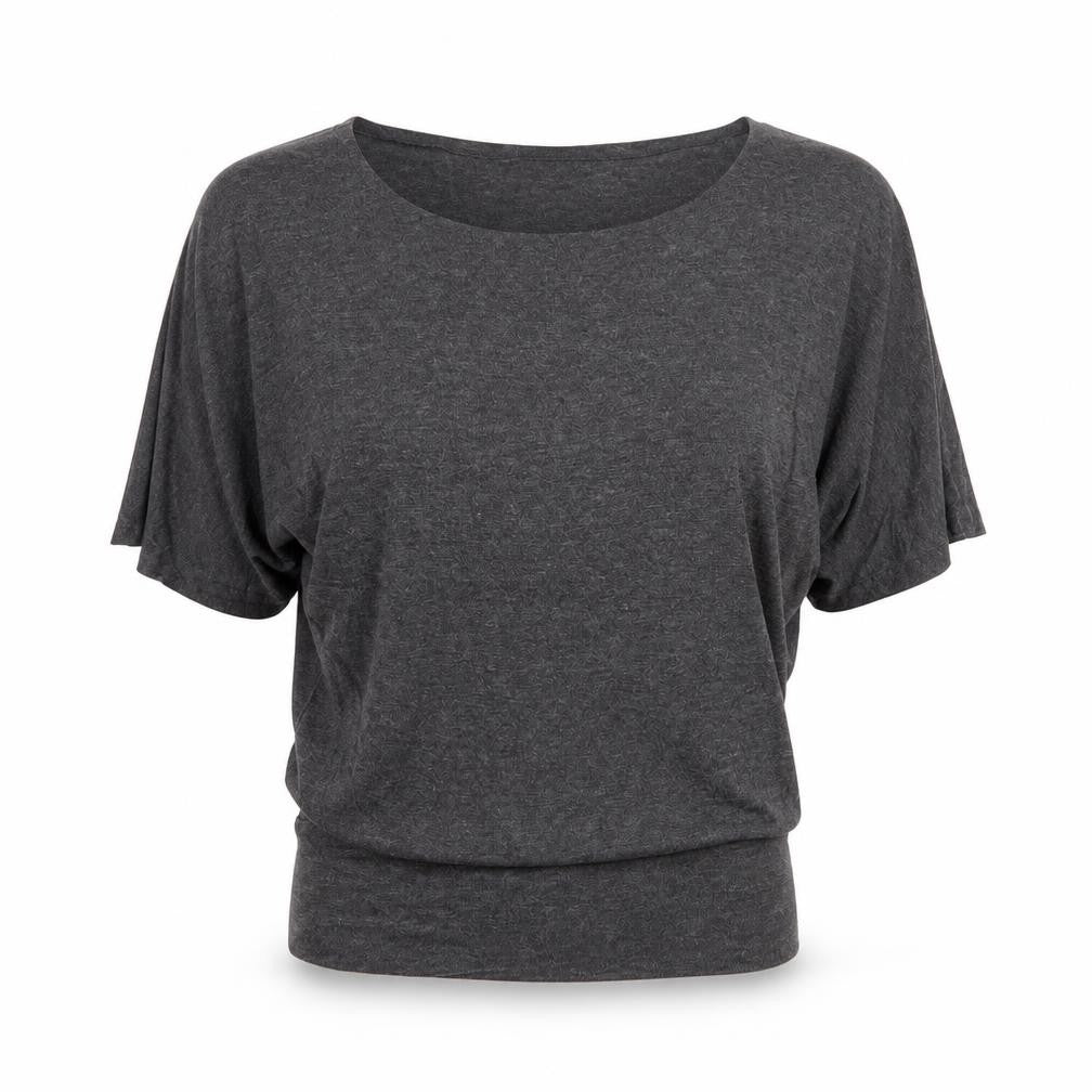 Zara Womens Grey Scoop Neck Viscose Pullover Jumper Size S