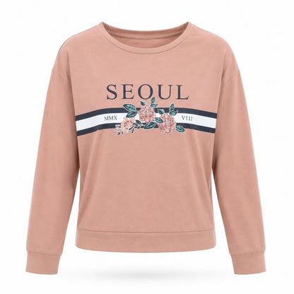 H&M Womens Pink Cotton Pullover Sweatshirt Size XS Pullover - Seoul