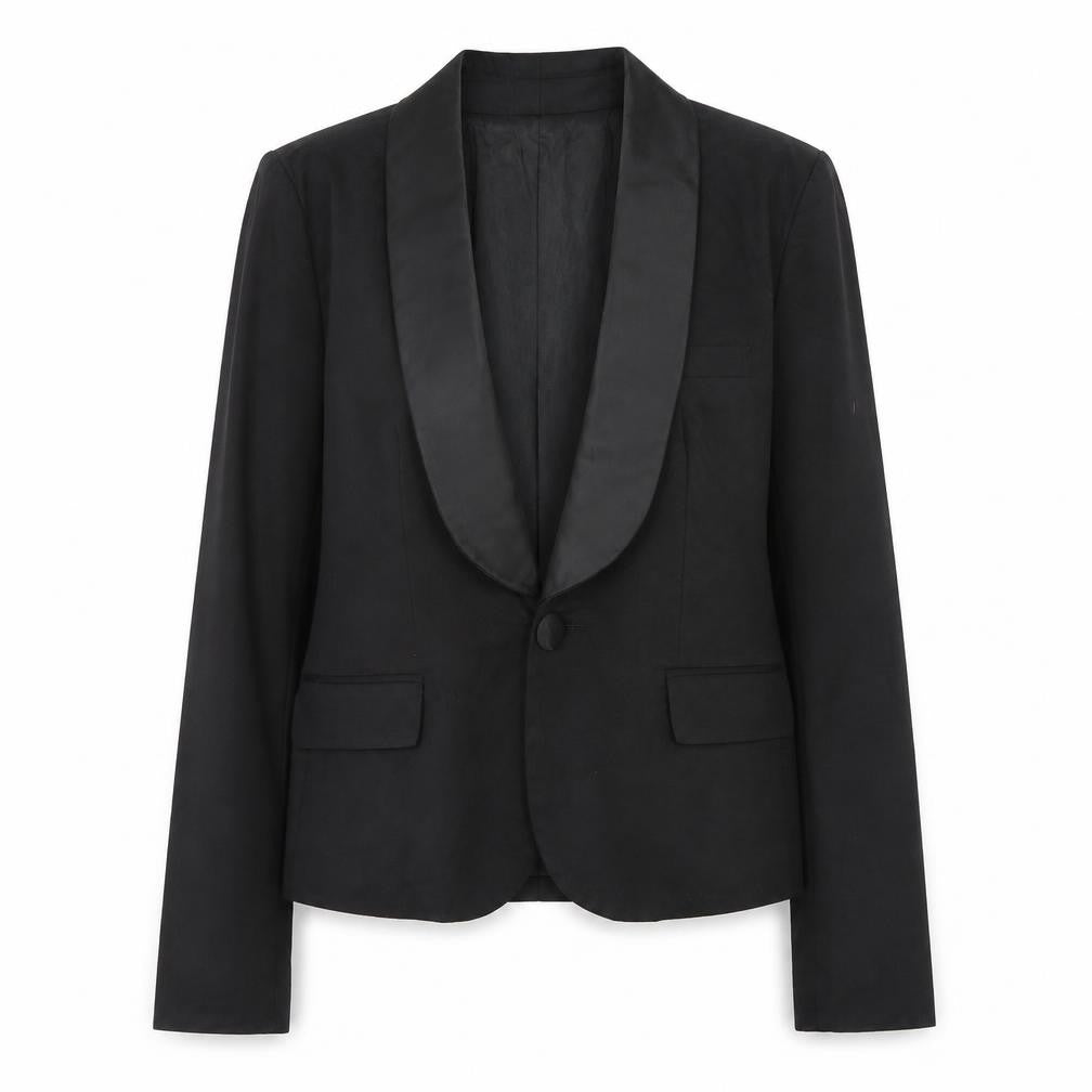 Miss Posh Womens Black Jacket Blazer Size 14 Button