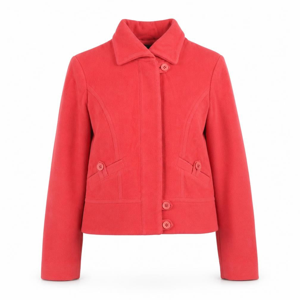 Mandolin Womens Pink Jacket Size 12 Button