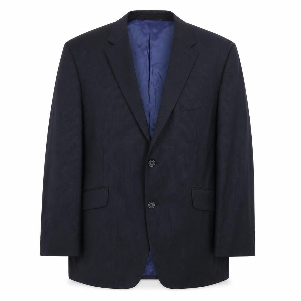 BHS Mens Blue Wool Jacket Suit Jacket Size 44 Regular