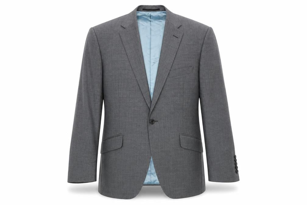 Autograph Mens Grey Wool Jacket Suit Jacket Size 42 Regular