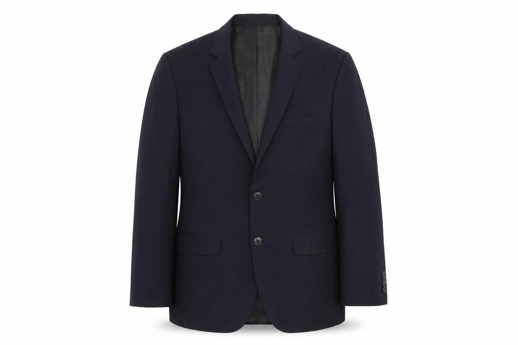 Park Avenue Mens Blue Wool Jacket Suit Jacket Size 36 Regular
