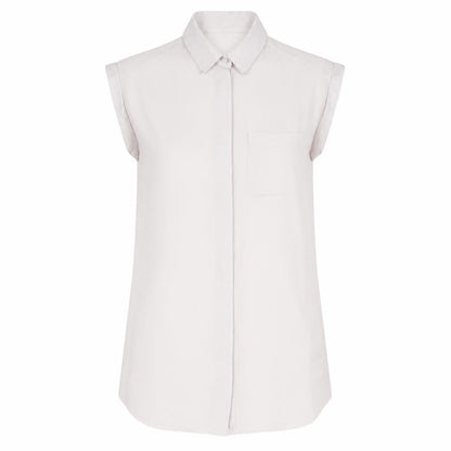 Atmosphere Womens Pink Polyester Basic Button-Up Size 8 Collared