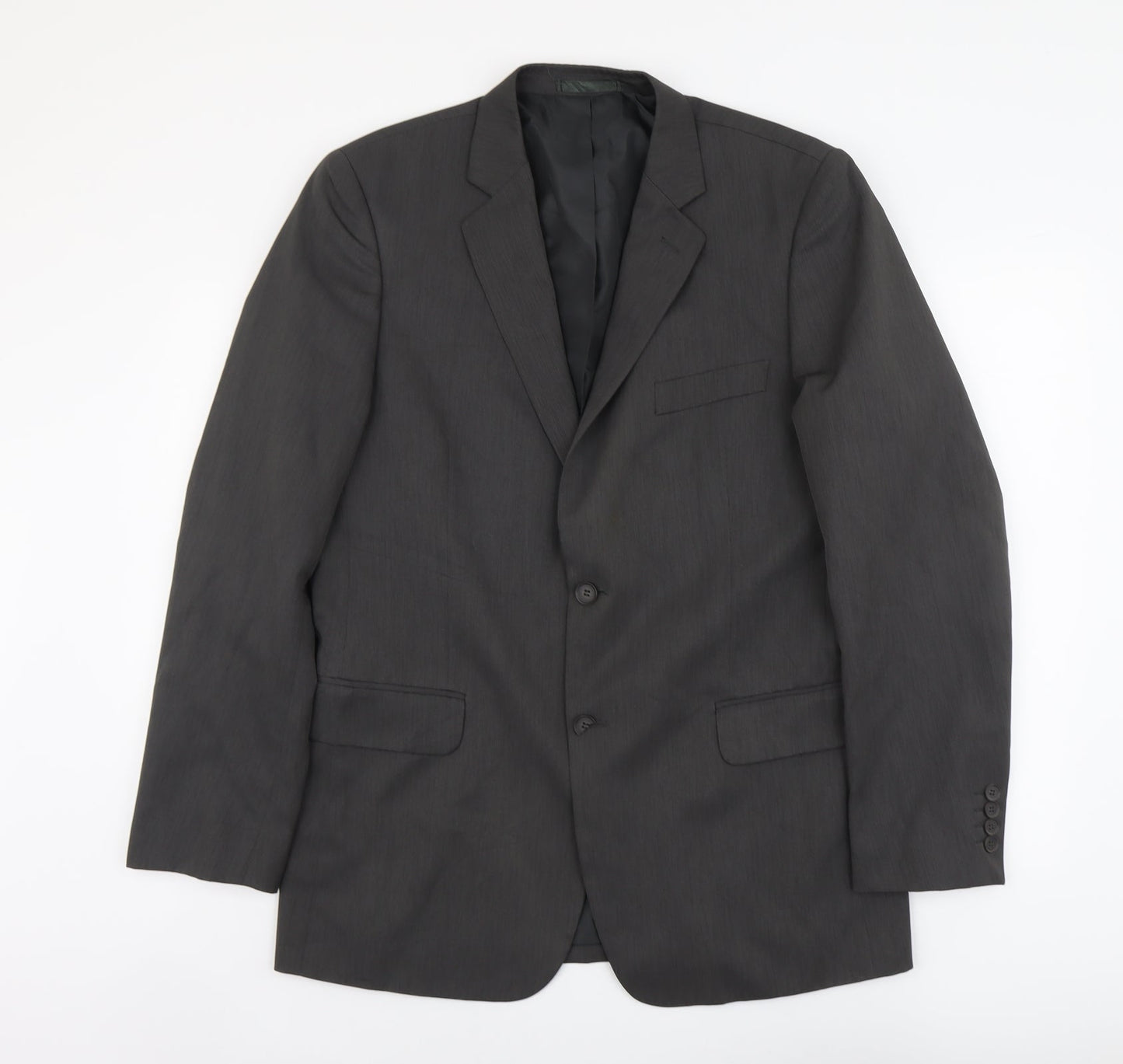Taylor & Wright Mens Grey Polyester Jacket Suit Jacket Size M Regular