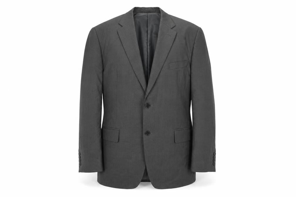Marks & Spencer Mens Grey Linen Jacket Suit Jacket Size M Regular