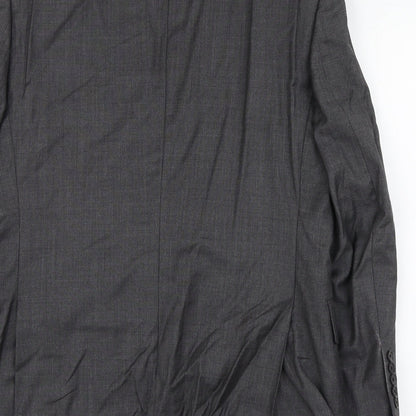 Next Mens Grey Wool Jacket Suit Jacket Size S Regular