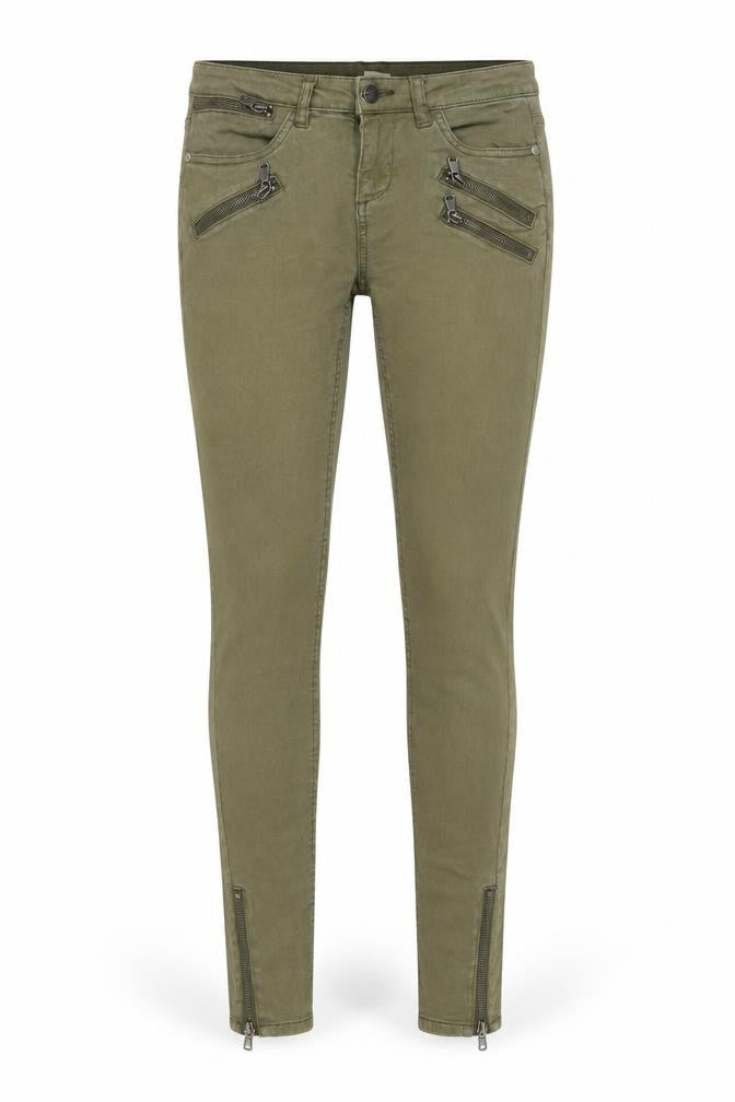 Saint Tropez Womens Green Cotton Skinny Jeans Size 6 L29 in Regular Button