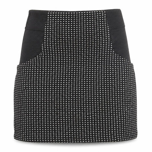 Cameo Rose Womens Black Geometric Polyester Mini Skirt Size 8