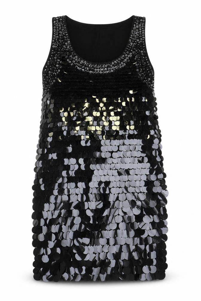 Internacionale Womens Black Polyester Shift Size 12 Scoop Neck Pullover