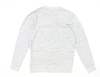 Primark Mens Grey Polyester Pullover Sweatshirt Size M