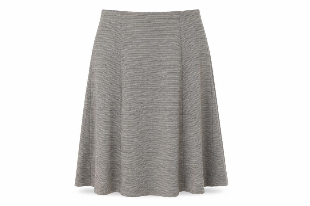 Marks & Spencer Womens Brown Polyester Swing Skirt Size 16