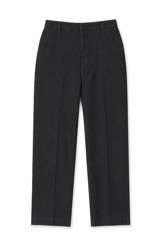 TU Boys Black Polyester Dress Pants Trousers Size 12 Years Regular Zip