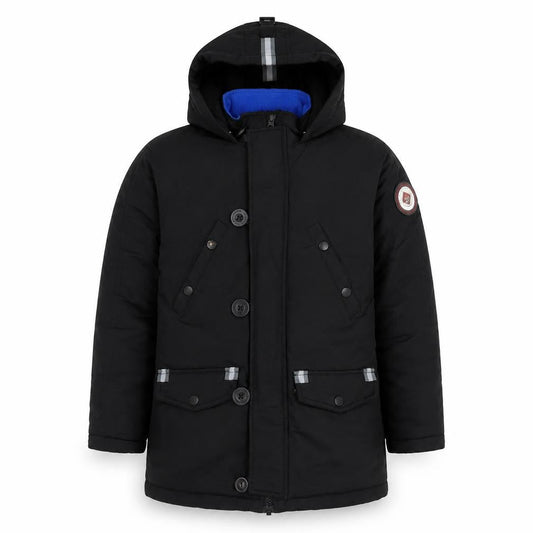 ANDY & EVANS Boys Black Jacket Size S Zip