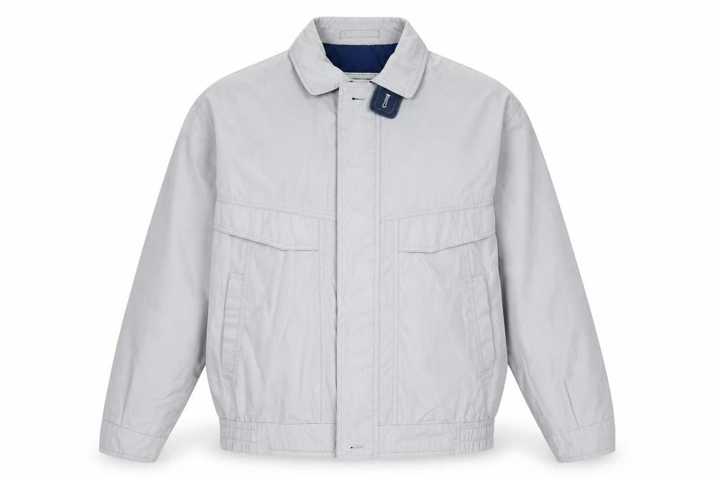 DANNIMAC Womens Grey Jacket Size 28 Zip