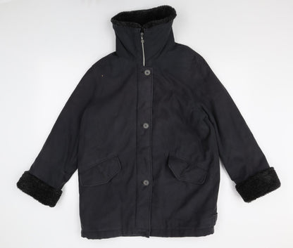 Marks & Spencer Womens Green Jacket Size 14 Zip