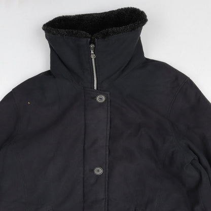 Marks & Spencer Womens Green Jacket Size 14 Zip