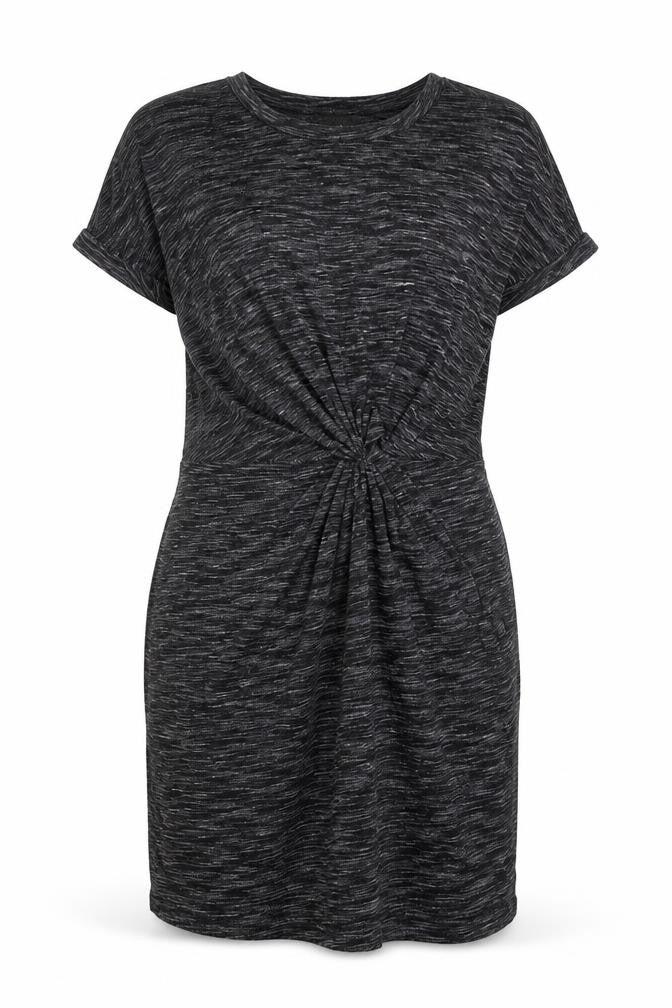 Atmosphere Womens Grey Viscose T-Shirt Dress Size 6 Round Neck Pullover