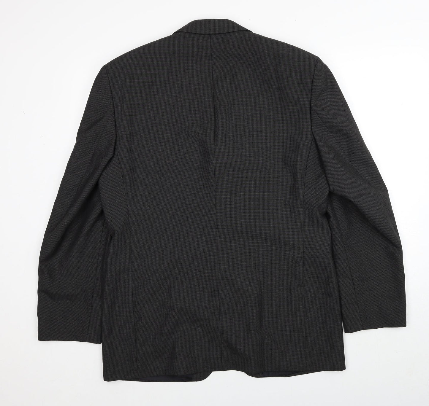 Burton Mens Grey Wool Jacket Suit Jacket Size 40 Regular