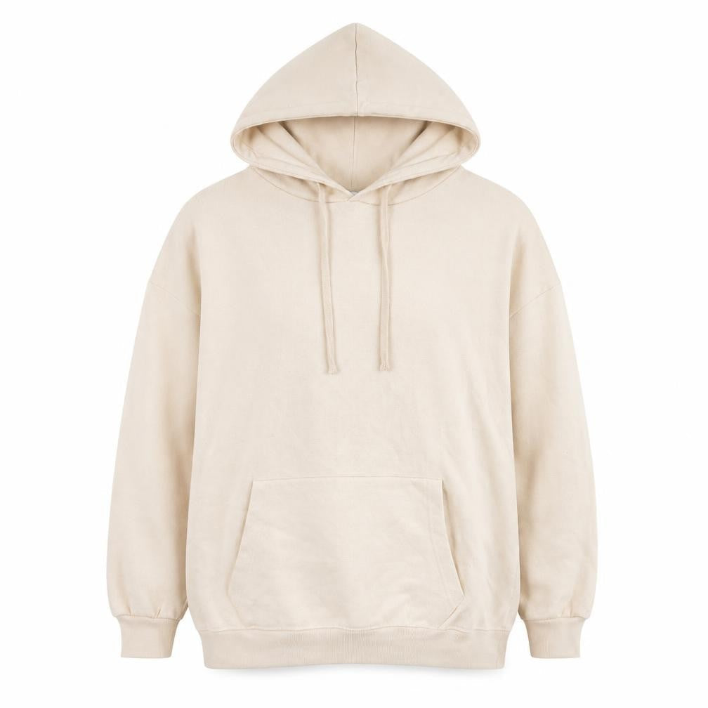 Nasty Gal Womens Beige Polyester Pullover Hoodie Size L Pullover