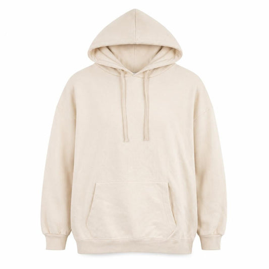 Nasty Gal Womens Beige Polyester Pullover Hoodie Size L Pullover