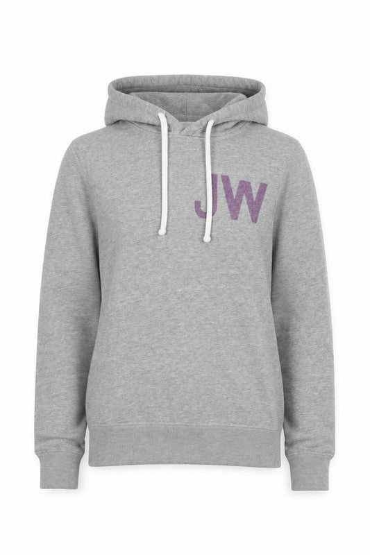 Jack Wills Womens Grey Cotton Pullover Hoodie Size XS Pullover