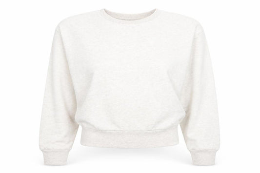 Primark Womens Ivory Polyester Pullover Sweatshirt Size XS Pullover - Cropped