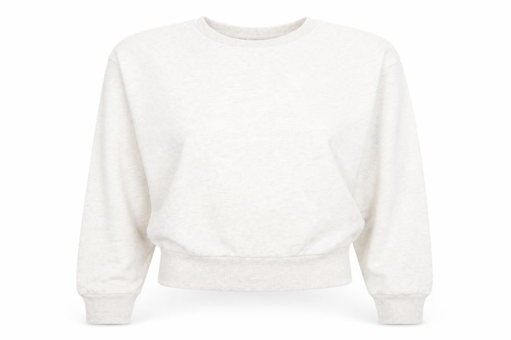 Primark Womens Ivory Polyester Pullover Sweatshirt Size XS Pullover - Cropped