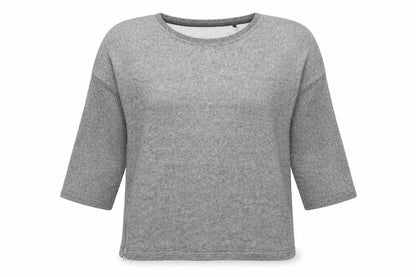 Next Womens Grey Round Neck Cotton Pullover Jumper Size 10