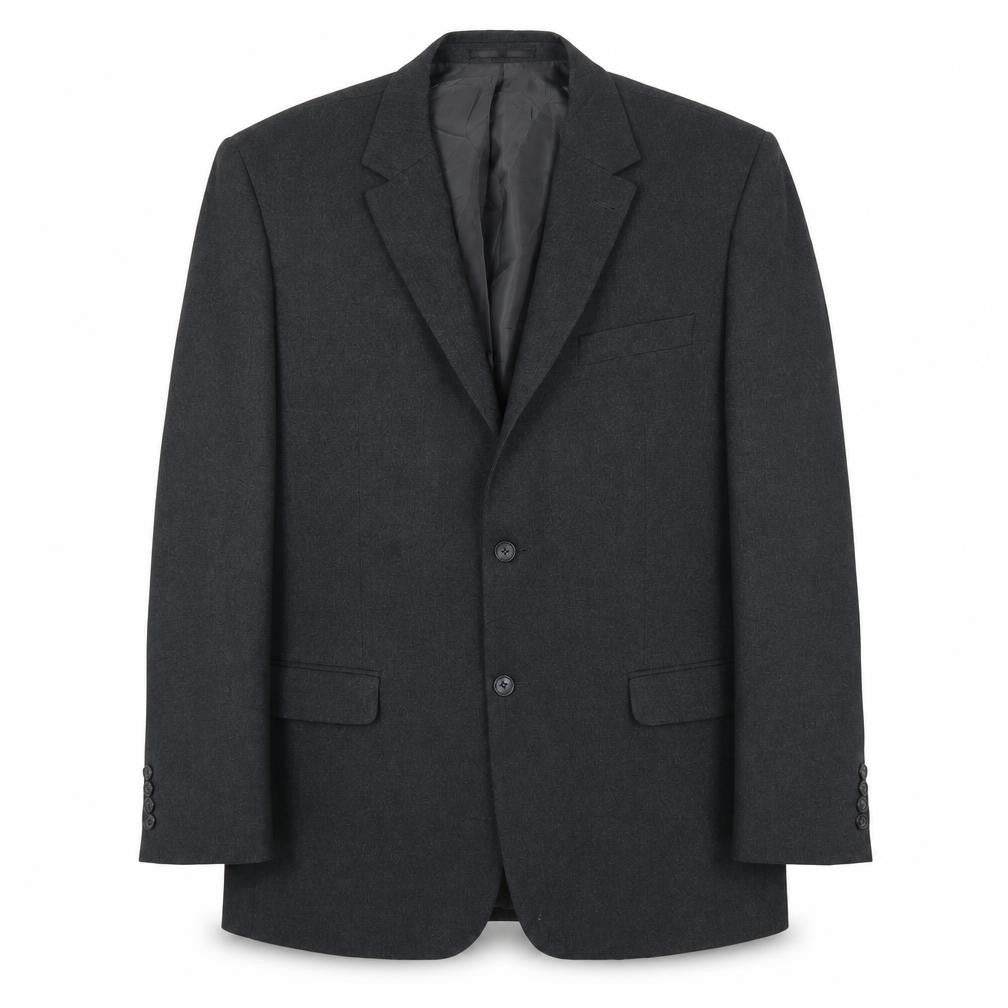 Greenwoods Mens Grey Polyester Jacket Suit Jacket Size 42 Regular