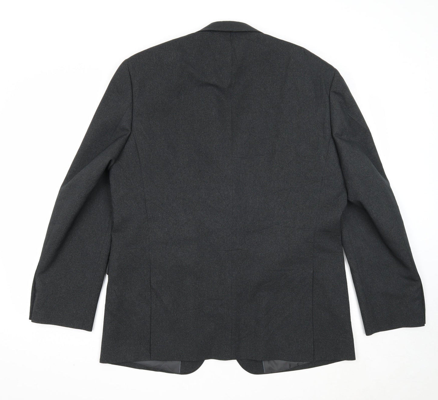 Greenwoods Mens Grey Polyester Jacket Suit Jacket Size 42 Regular