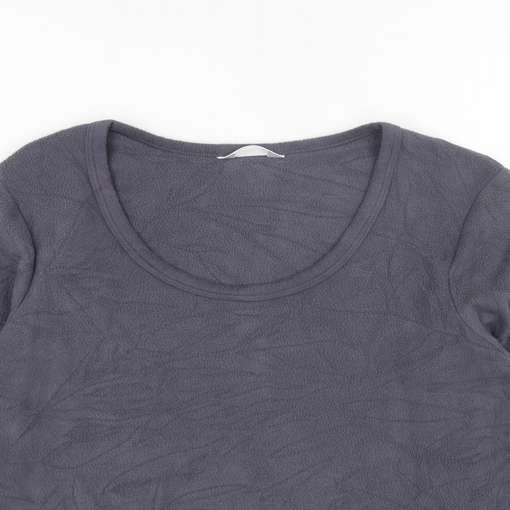 Marks and Spencer Womens Grey Polyester Pullover Sweatshirt Size 14