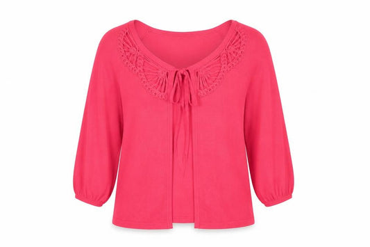 Papaya Womens Pink V-Neck Acrylic Pullover Jumper Size 12
