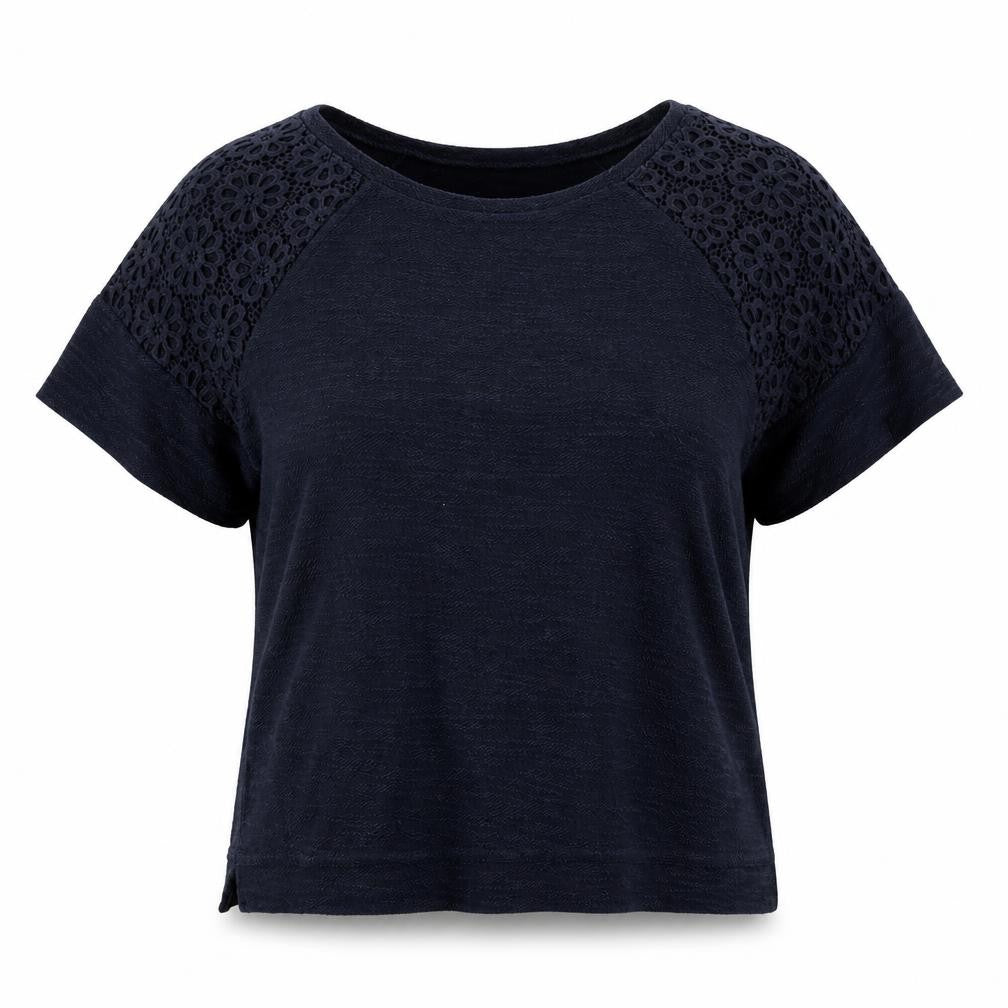 Papaya Womens Blue Round Neck Acrylic Pullover Jumper Size 14