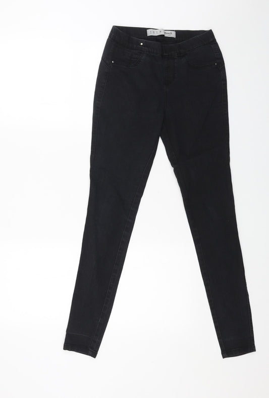 Denim & Co. Womens Black Cotton Jegging Jeans Size 6 L29 in Regular