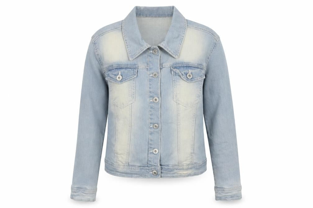 Select Womens Blue Jacket Size 10 Button