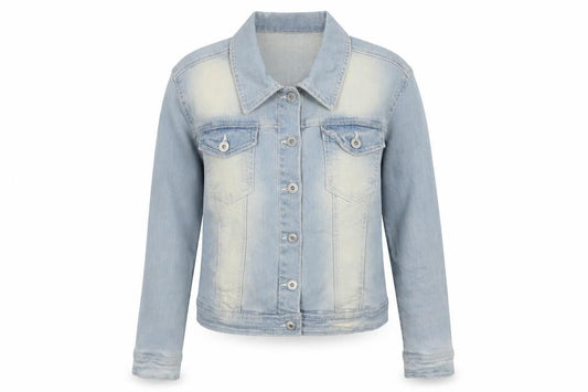 Select Womens Blue Jacket Size 10 Button
