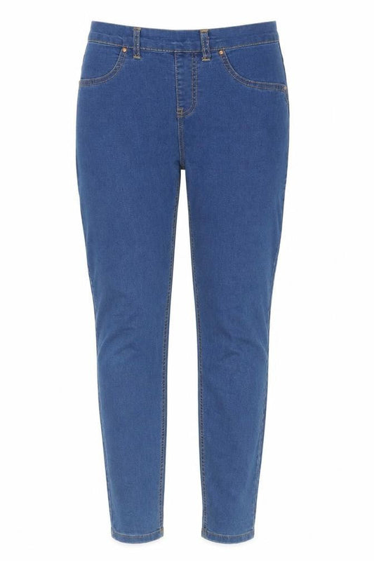 Select Womens Blue Cotton Jegging Jeans Size 10 L30 in Regular