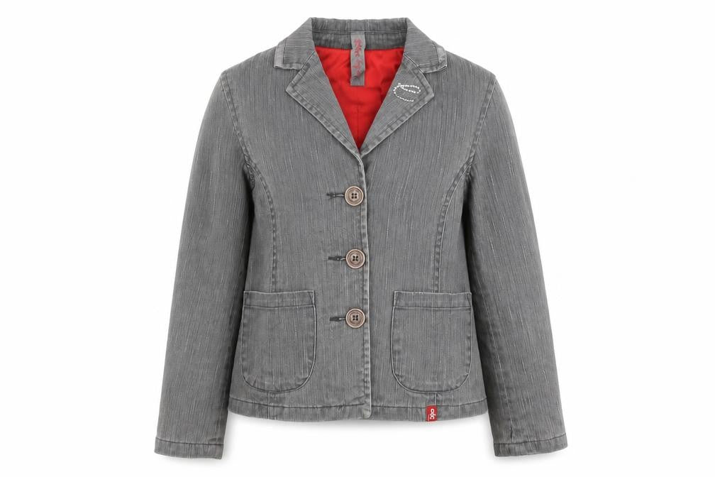 EDC Womens Grey Jacket Blazer Size XS Button