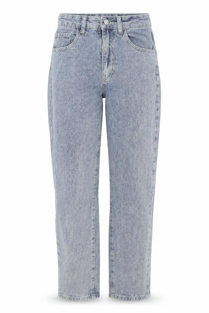 SheIn Womens Blue Cotton Straight Jeans Size 2XS Regular Zip