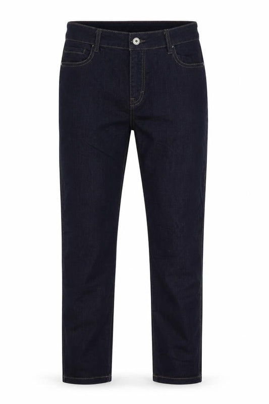 TU Womens Blue Cotton Straight Jeans Size 32 in Regular Zip