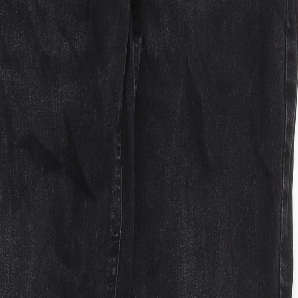 NEXT Mens Black Cotton Skinny Jeans Size 30 in Slim Button