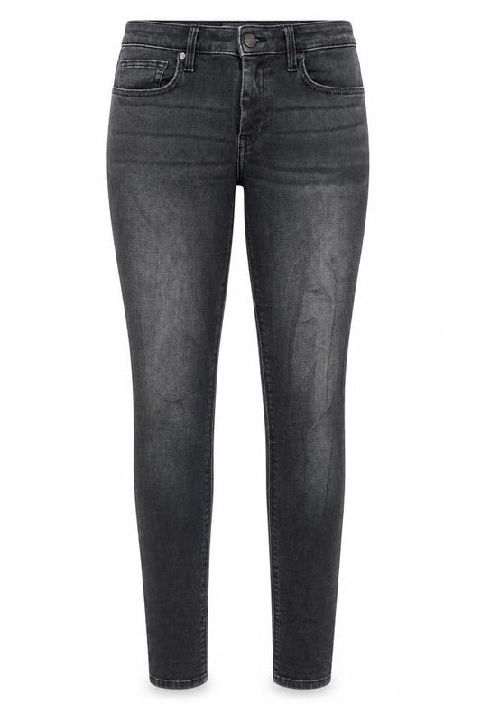 Mango Womens Black Cotton Skinny Jeans Size 8 Slim Zip