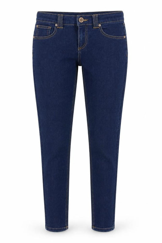 Miss Denim Womens Blue Cotton Skinny Jeans Size 10 Slim Zip
