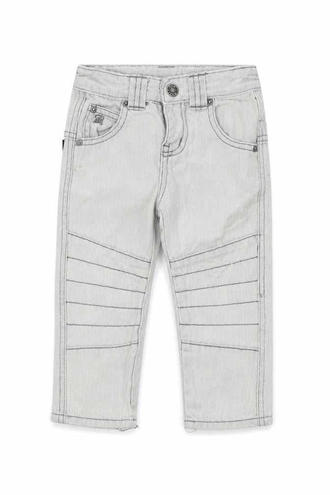 babyk Baby Grey Cotton Jogger Jeans Size 12-18 Months L50 cm Zip
