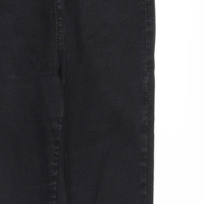 Tu Womens Black Cotton Jegging Jeans Size M Slim