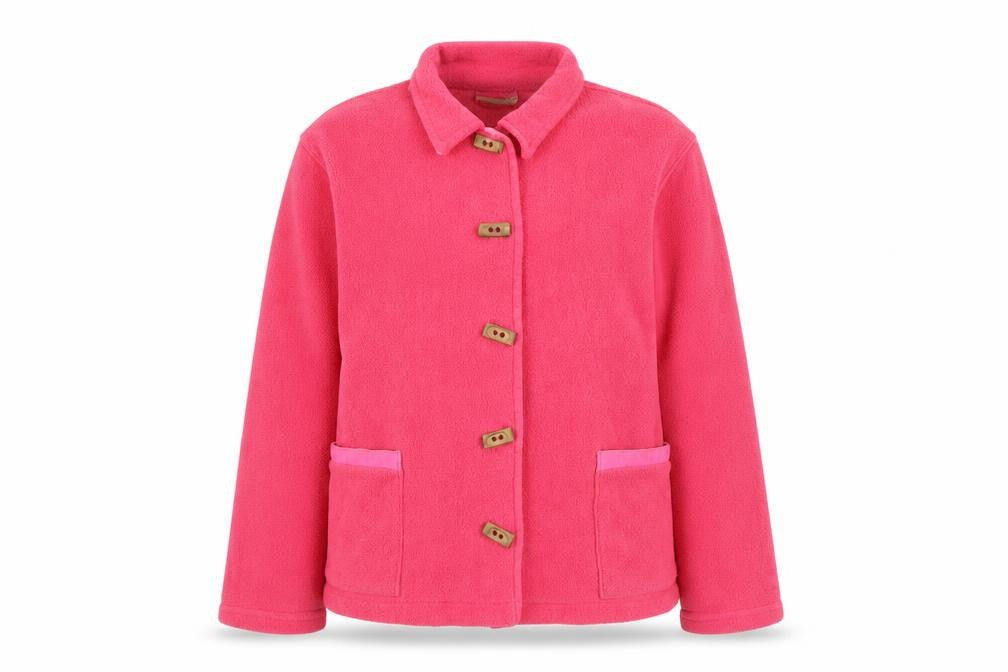 Cornwall Womens Pink Jacket Size M Hook & Loop