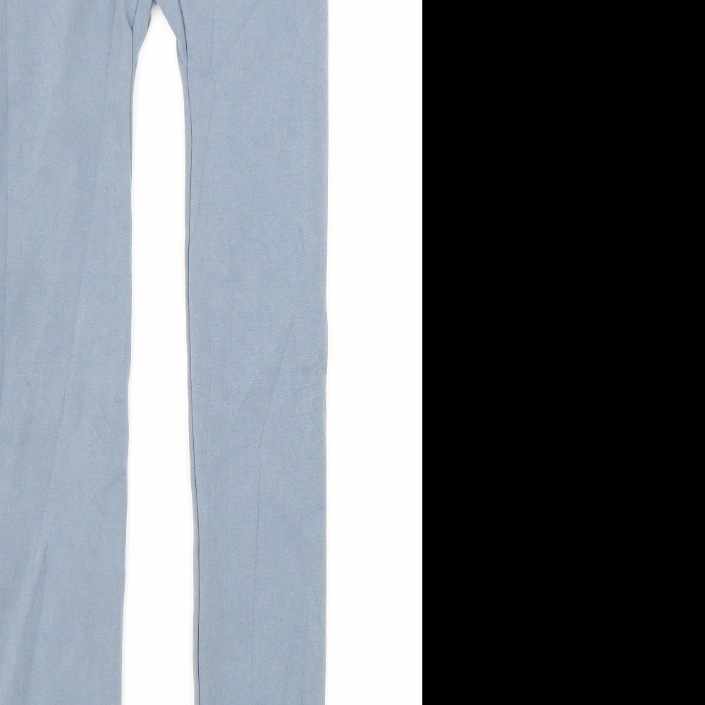 Zara Womens Blue Cotton Jogger Leggings Size XS L26 in