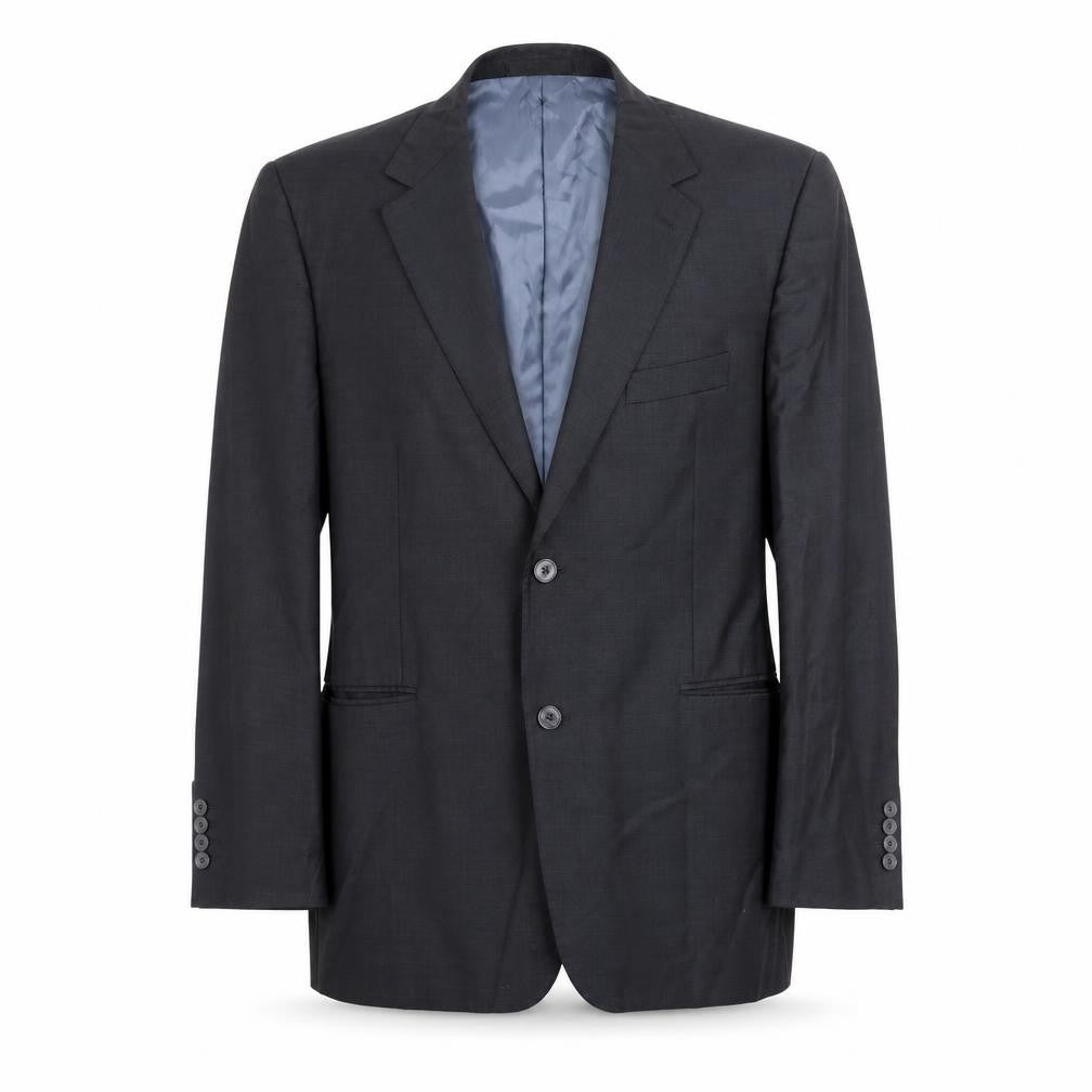 Ungaro Mens Grey Viscose Jacket Suit Jacket Size 44 Regular