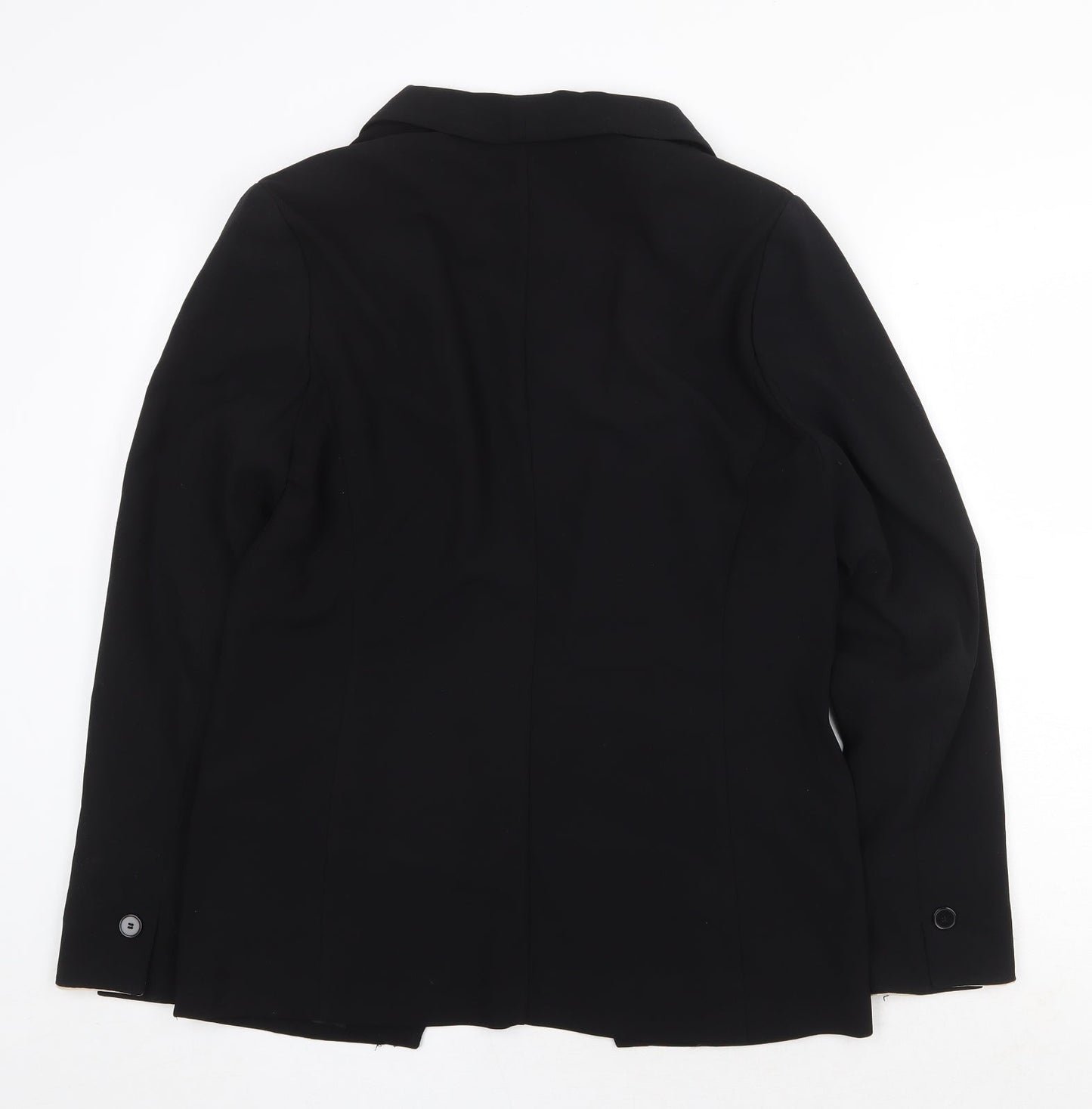Marks and Spencer Womens Black Jacket Blazer Size 12